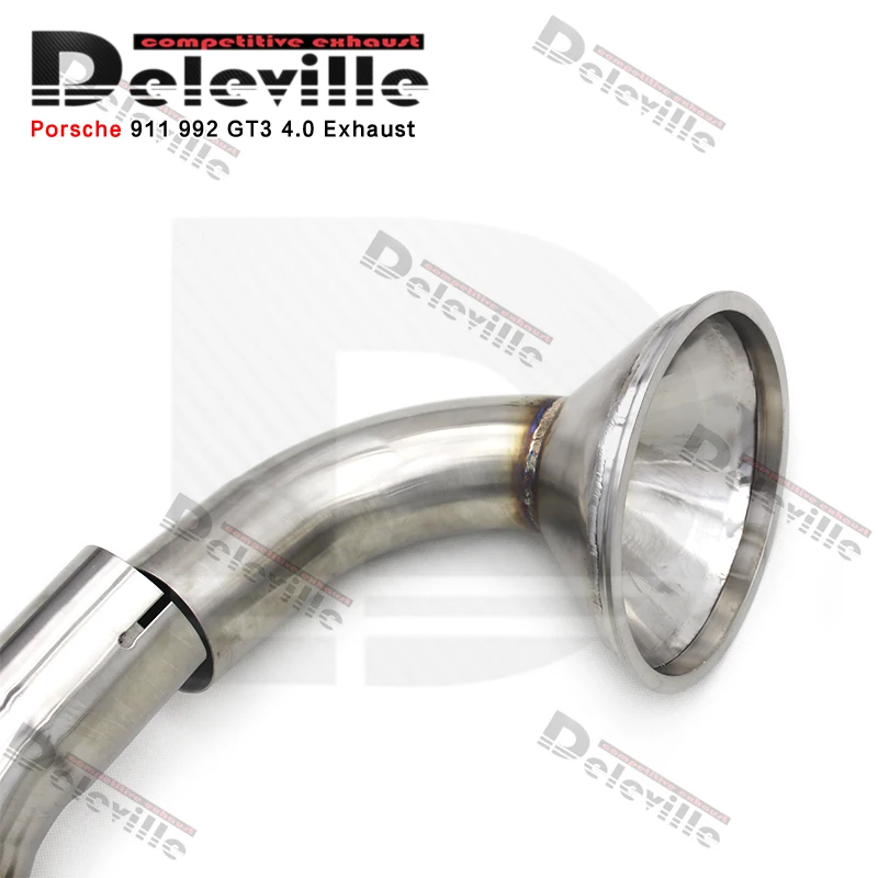 Deleville Car Exhaust Pipe For Porsche 911 992 GT3 4.0 2017-2023 Escape Stainless Steel Catback Exhaust Car Exhaust System