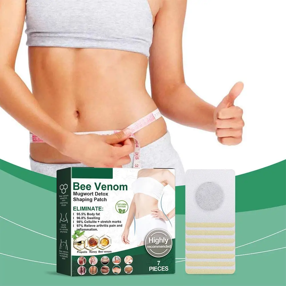 7pcs Mugwort Detoxification Slimming Patch Tighten The Skin And Easily Lose Weight New