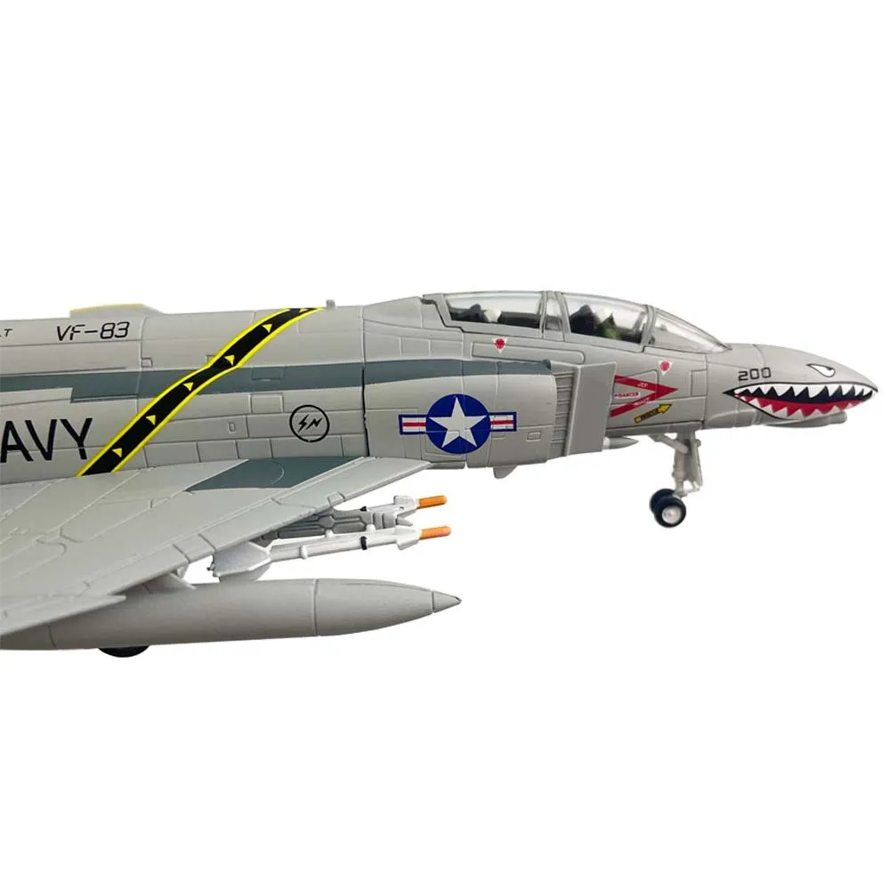 1/100 Scale Aircraft US F4C F-4C Phantom Fighter Diecast Metal Airplane Plane Aircraft Model For Collection Gift