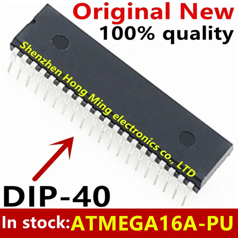 

(1 шт.) 100% Новинка Φ ATMEGA16A PU DIP-40