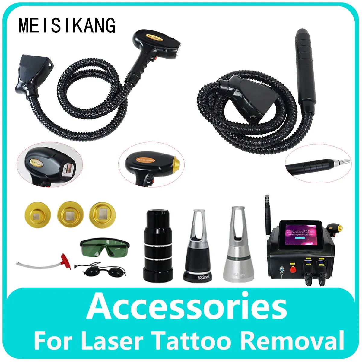 Accessories For Skincare Nd Yag Laser Hair Removal Machine Diode 808 Pico Laser Beauty Machine Skin Rejuvenation Beauty Device
