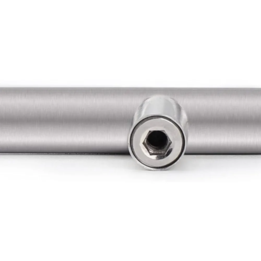 Cabinet Drawer Pulls Kitchen Cabinet Handles Stainless Steel Satin Nickel Furniture Dresser Hardware Euro T Bar Brushed Nickel