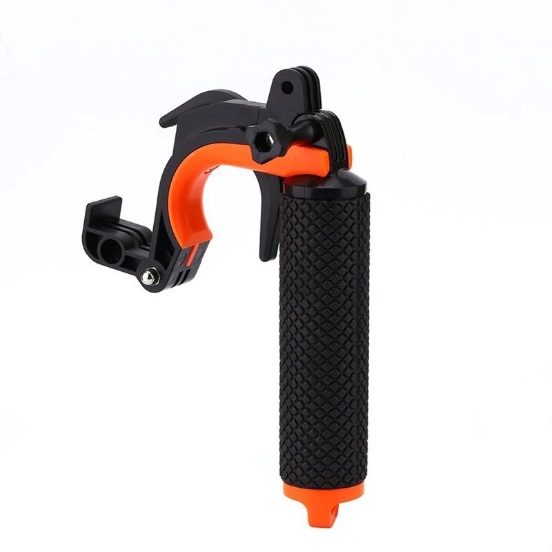 2 in 1 Shutter Pistol Trigger Float Handle Grip Diving Handheld Selfie Stick Set For Gopro 7 6 5  DJI Osmo Action Camera