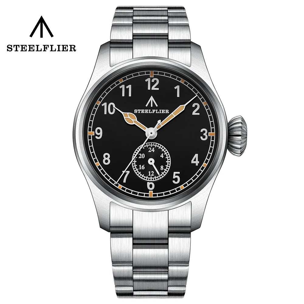 

STEELFLIER SF746 Luxury Dive Quartz Wristwatch Onion Crown Swiss Super Luminous 20Bar Waterproof VH60 Mute Quartz Movement Pilot