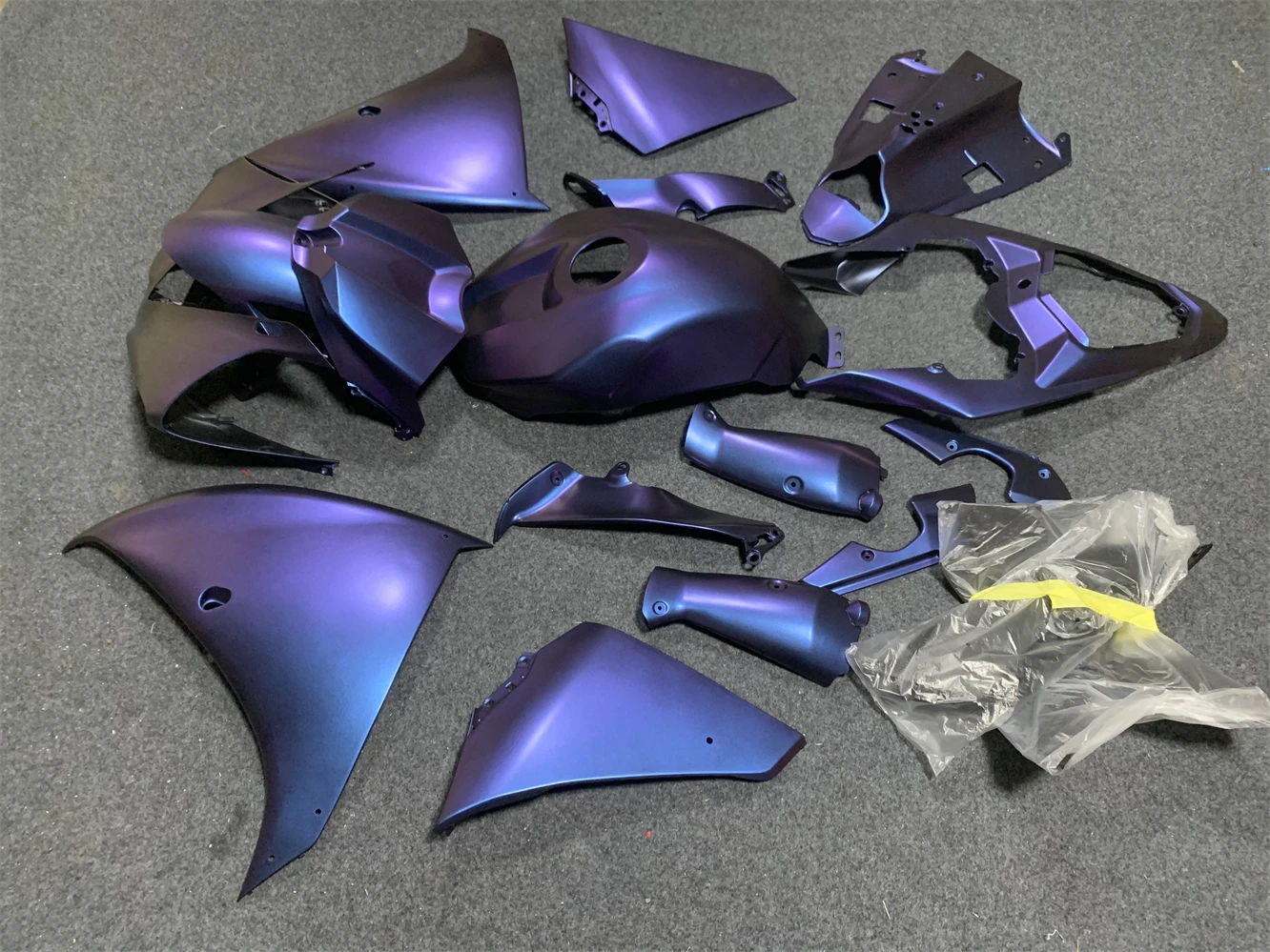 Motorcycle Fairing Kit fits YZF-R1 2009 2010 2011 2012 2013 2014 YZF1000 09 10 11 12 13 14 Year fairing Blue Purple motorcycle