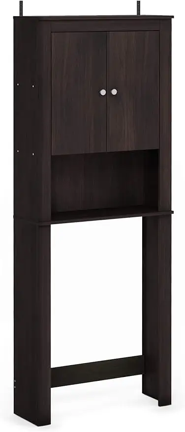 

The Indo Double Door Bath Cabinet, Espresso bathroom furniture storage cabinet narrow cabinet bathroom cabinet vanity