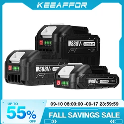 KEEAFFOR 22500mAh 15000mAh 7500mAh batería recargable de iones de litio para llave eléctrica Makita herramientas eléctricas batería de 18V