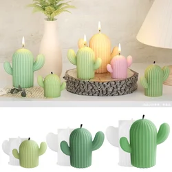 Cactus candeliere stampo in Silicone fai da te aromaterapia gesso ornamenti di piante in vaso candela resina epossidica stampo decorazione della casa stoccaggio