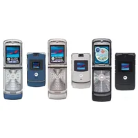 Refurbished MOTOROLA RAZR V3 90% New-Original Unlocked Clamshell Bluetooth Mobile Phone GSM 850/900/1800/1900 Phone Good Quality