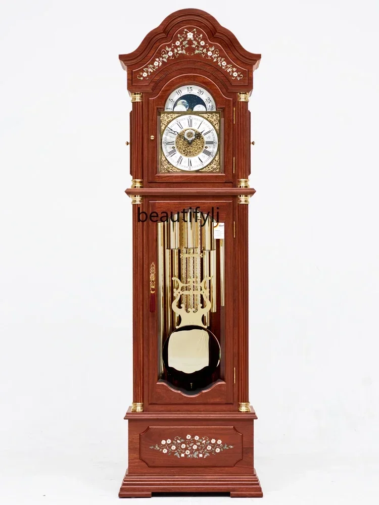 ss newLiving Room the Grandfather Clock European-Style Large Clock German Imported Movement Mechanical Floor Clock the Grandfath