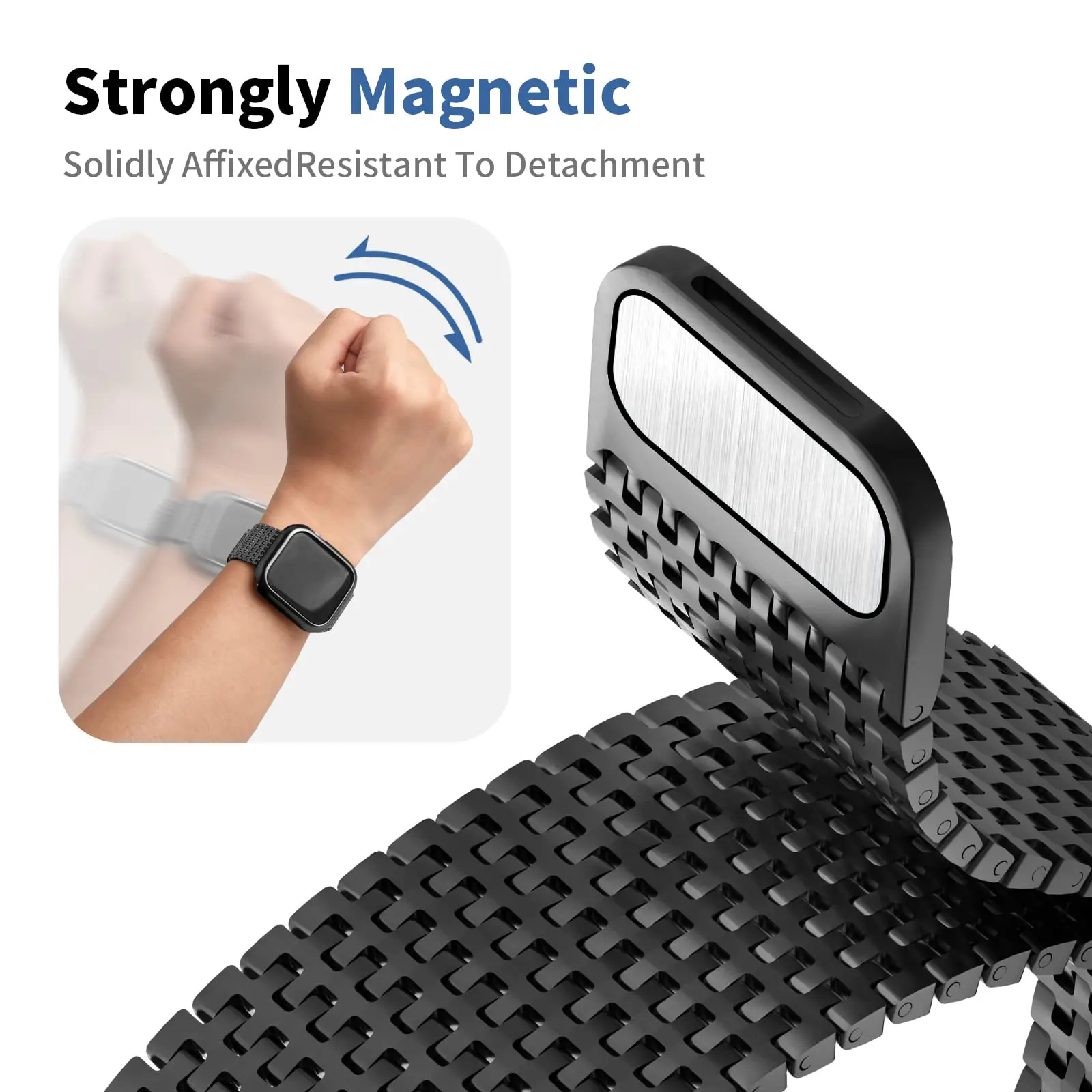 Luxury Strap For Apple Watch Ultra 49mm 45mm 44mm 41mm 42mm 40 38mm Loop Magnetic Bracelet For iWatch Series 8 7 6 543 SE Band