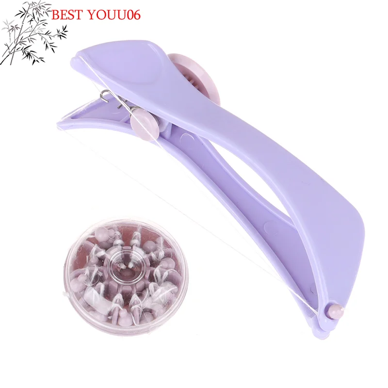 Hot Women Hair Removal Epilator Mini Facial Hair Remover Spring Threading Face Defeatherer for Cheeks Eyebrow DIY Makeup Tool