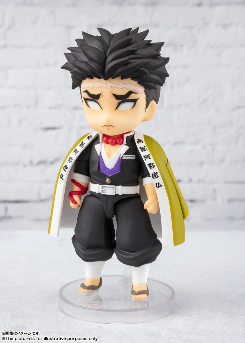 Bandai Genuine Demon Slayer Himejima Gyomei Action Figures Figuarts Mini Series Doll Toys Collectible Gift Children Original - view 4