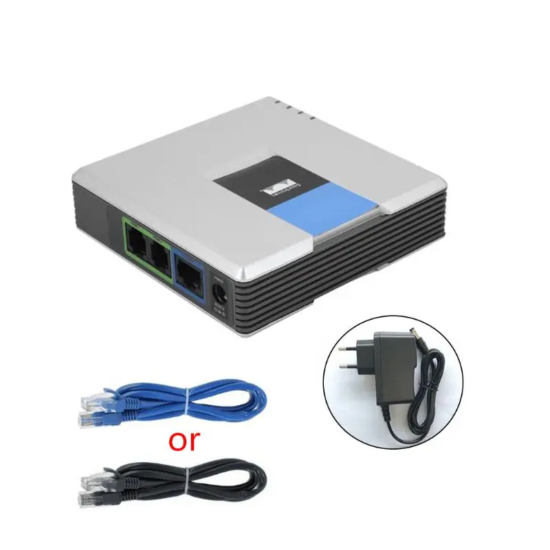 

UNLOCKED for LINKSYS PAP2T-NA PAP2-NA VOIP Phone Voice Adapter with 2 FXS Ports SIP VoIP Adapter Advanced PAP2T