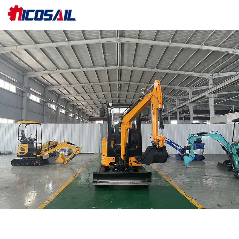 รถขุดขนาดเล็ก ทนทาน กะทัดรัด - แบบตีนตะขาบ, มาตรฐาน EPA/EUR5 สำหรับฟาร์มขนาดเล็ก สวนผลไม้ และงานก่อสร้างที่อยู่อาศัย