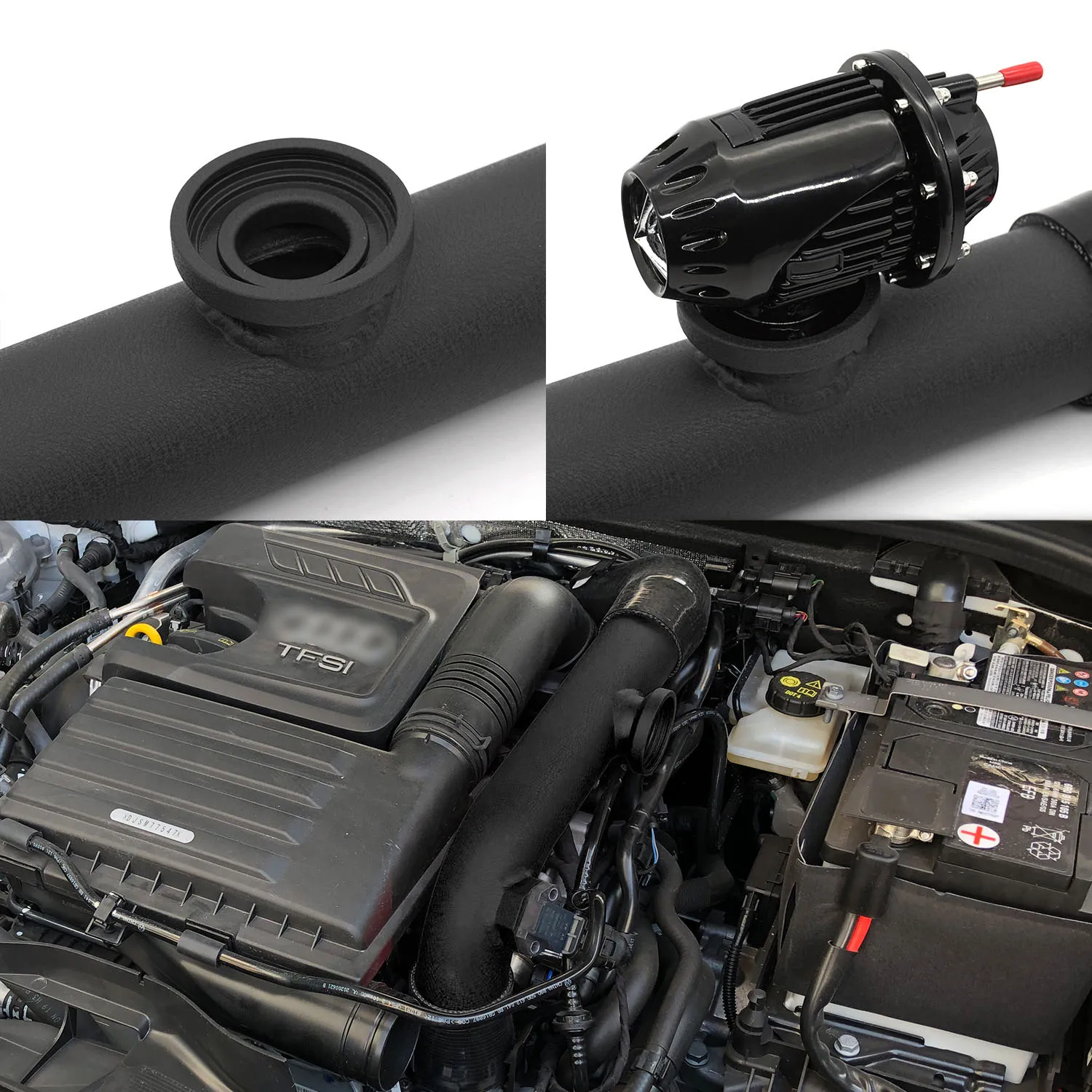 ターボチャージパイプ　フォルクスワーゲン　アウディea211 1.21.4tsi Intake Turbo Charge Pipe Kit with Pressure Relief Valve For