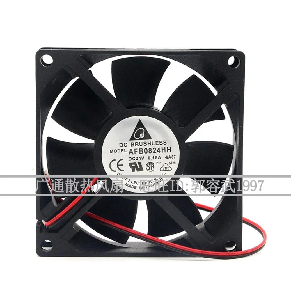 for Delta AFB0824HH 24V 0.15A 8025 8cm inverter Industrial computer Power supply fan