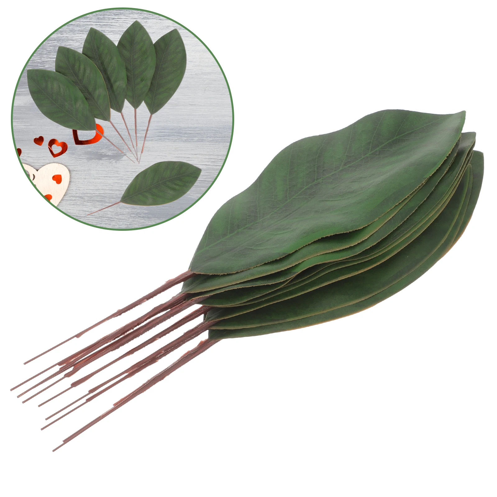 

10 Pcs Decorations Simulated Leaf Flower Arrangement Accessories Wedding Decorate