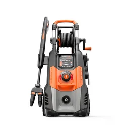 High-pressure 2800W Household Car Wash Water Gun Water Pump Automatic High-power Washing Machine Dual-engine Gun Head
