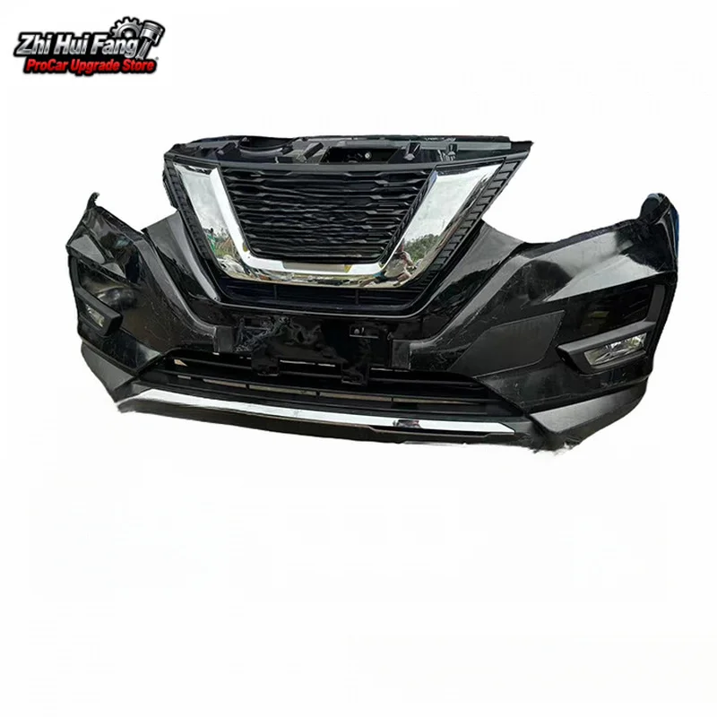 Suitable for Nissan X-Trail, including the bumper assembly, radiator, and front grille