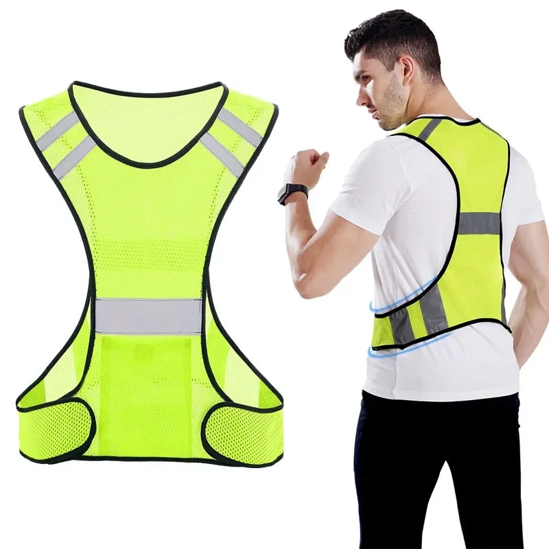 Car Motorcycle Reflective Strip Clothing Emergency Reflective Vest for Safety Traffic High Visibility For Cycling Sports Vest