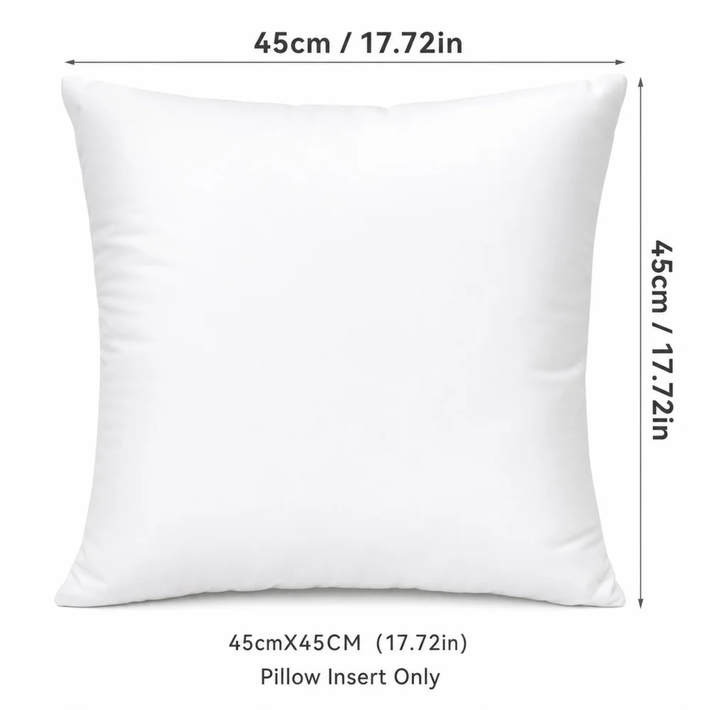 Winter Christmas Hat Santa Gingerbread House Pattern Pillow Cover/Pillow Core 45X45cm Christmas Guest Bedroom Headboard Matching