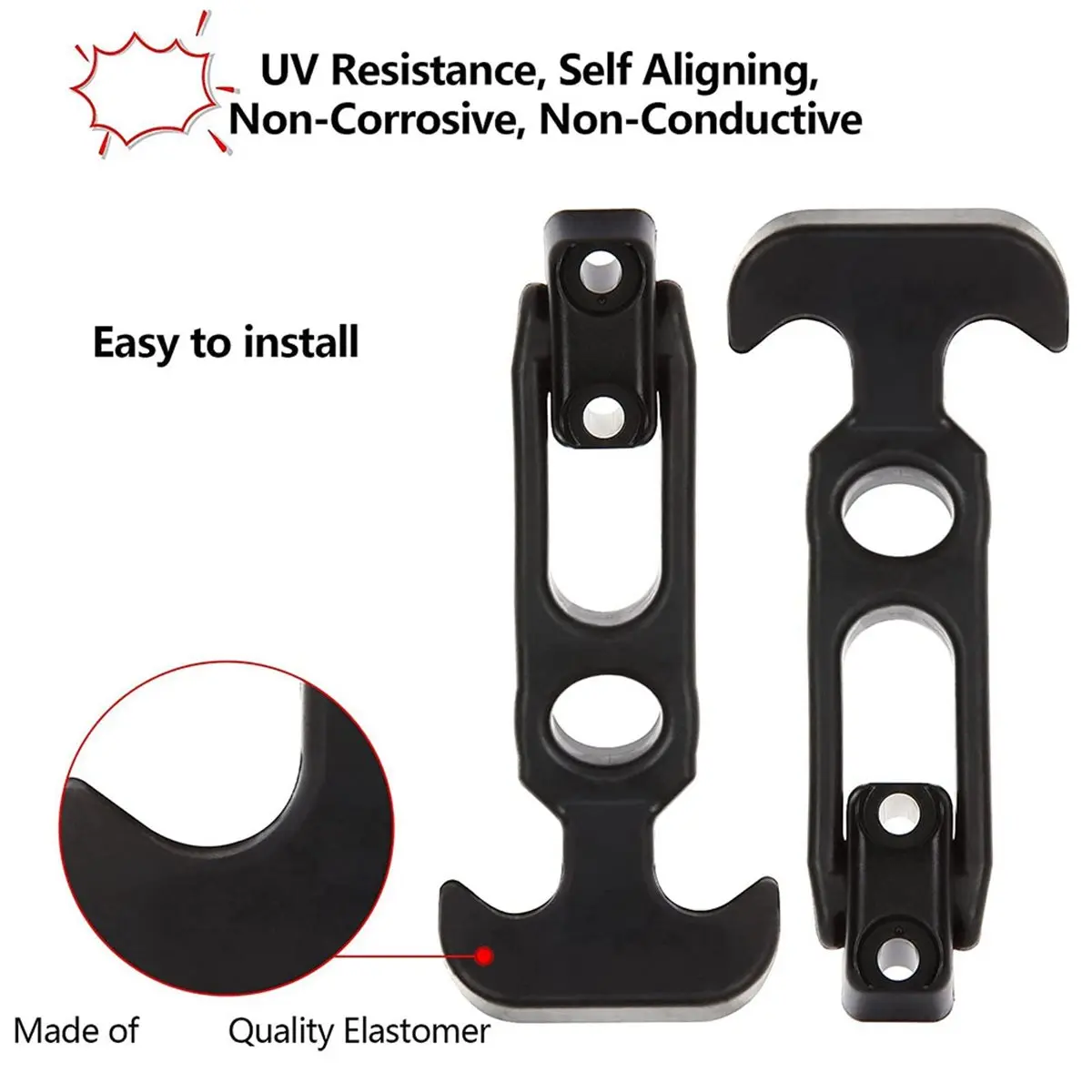 PROMOTION!T-Shaped Elastic Damping Lock Flexible Handle Draw Hasp Draw for Tool Box Cooler or Machine Hood