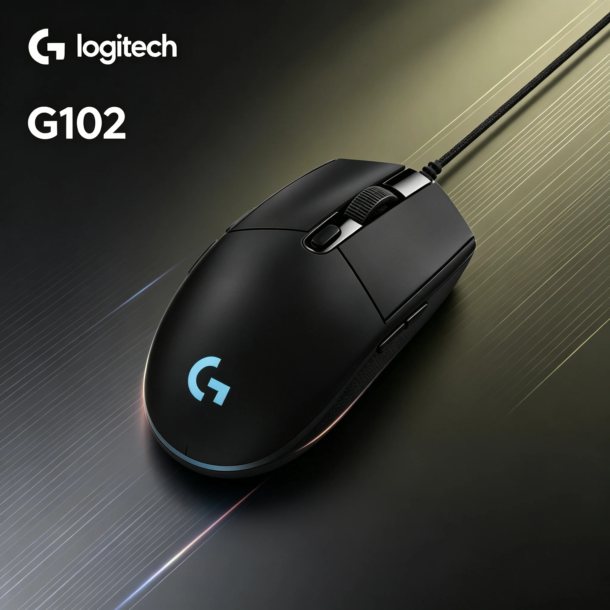Logitech G102 Wired RGB Gaming Mouse 6 Buttons Mice For CS PUBG LOL League of Legends Valorant Home Game & Work Use