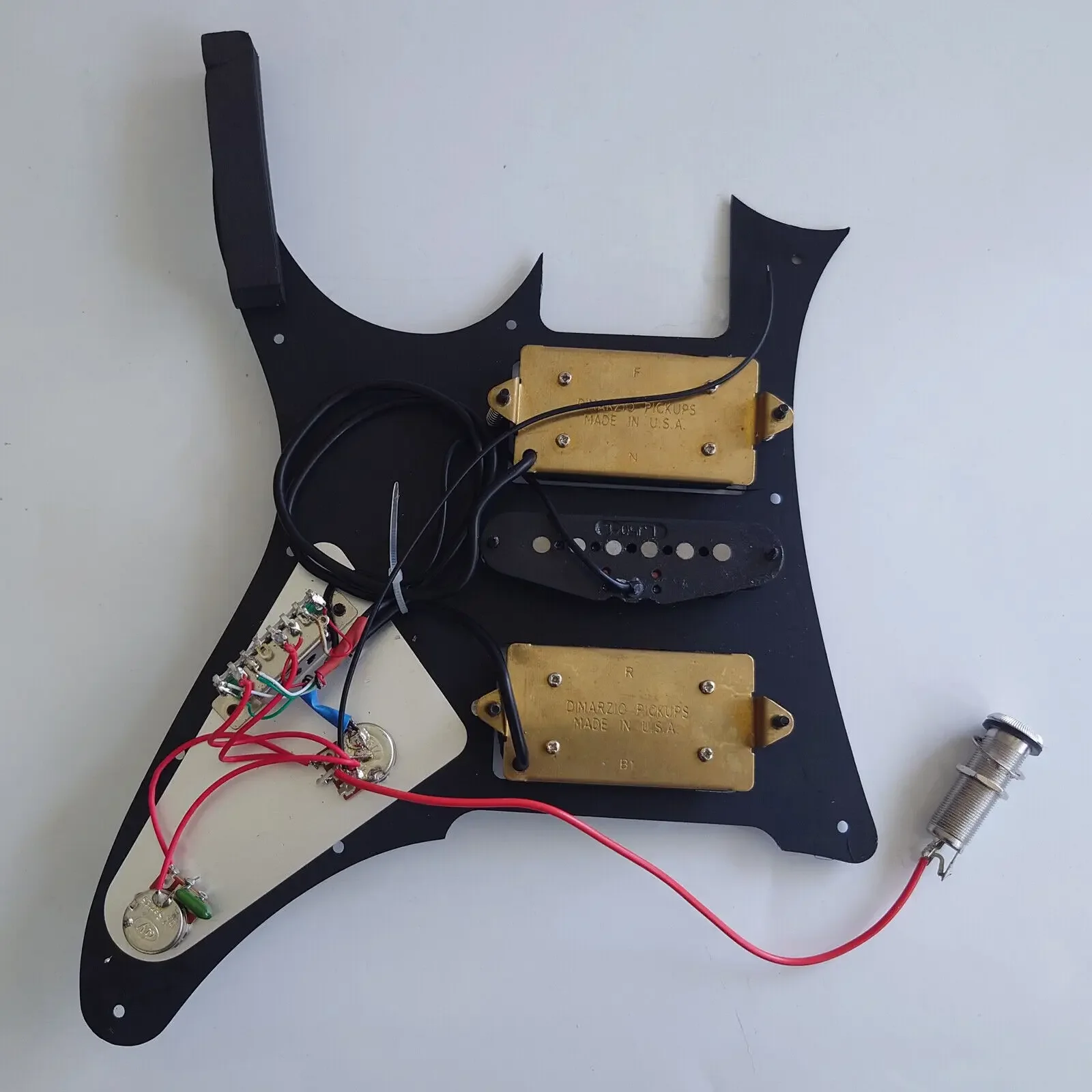 Guitar Prewired Loaded Pickguard with HSH Alnico 5 Humbucker Pickups Set for RG Electric Guitars Replacement Parts