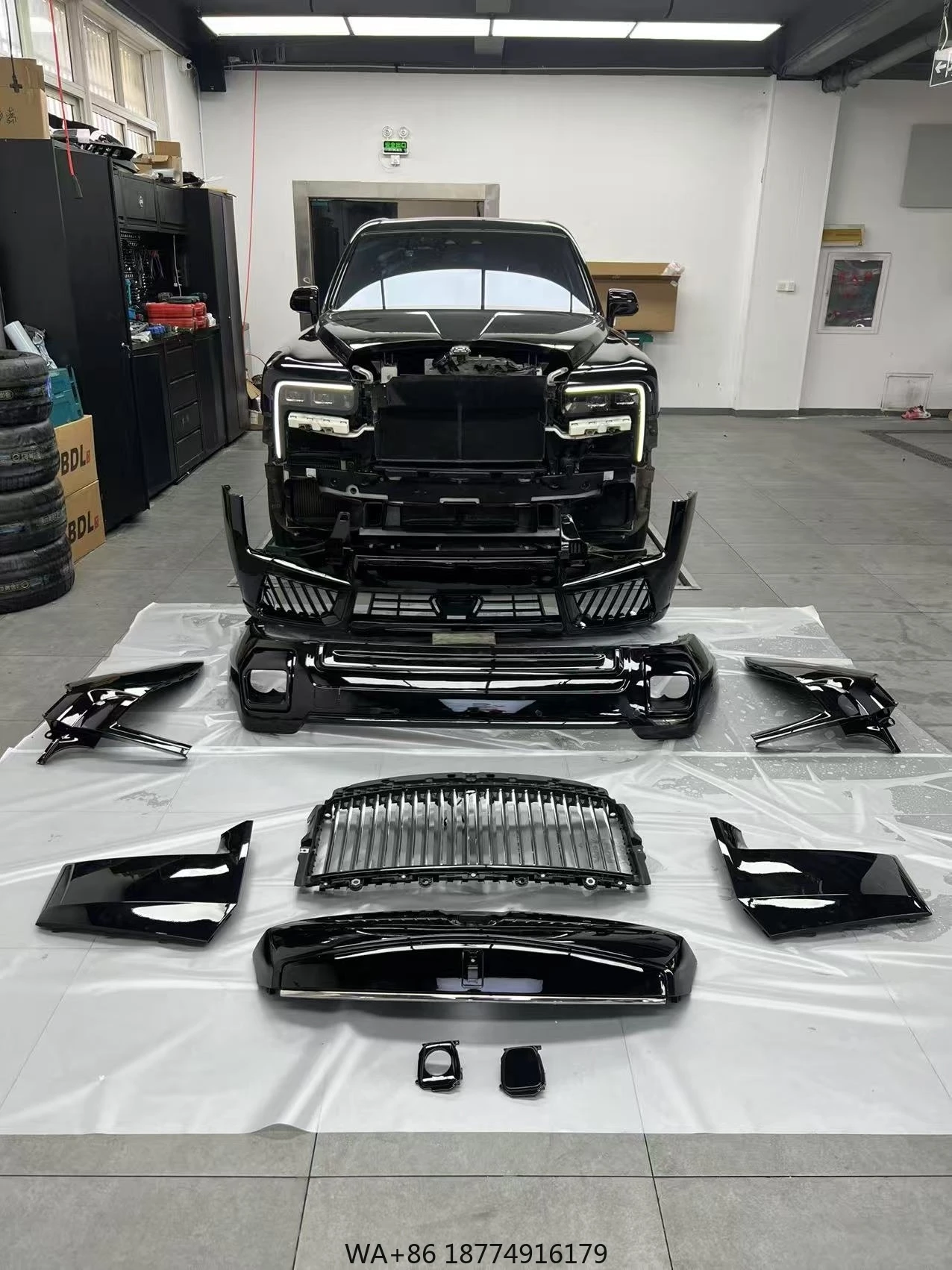 

Cullinan Upgrade to 2025 Model Body Kit, High-Quality Exterior Conversion Parts