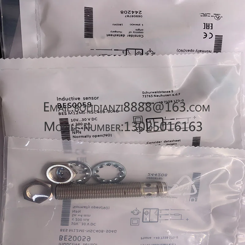 Sensor de interruptor de proximidad BES M12MI-NSH80B-S04G BES01ZY, nuevo