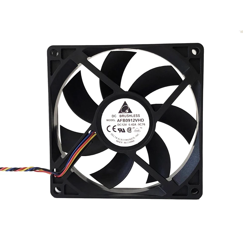New original AFB0912VHD 9CM 9020 12V 0.42A 4-wire high air volume chassis cooling fan