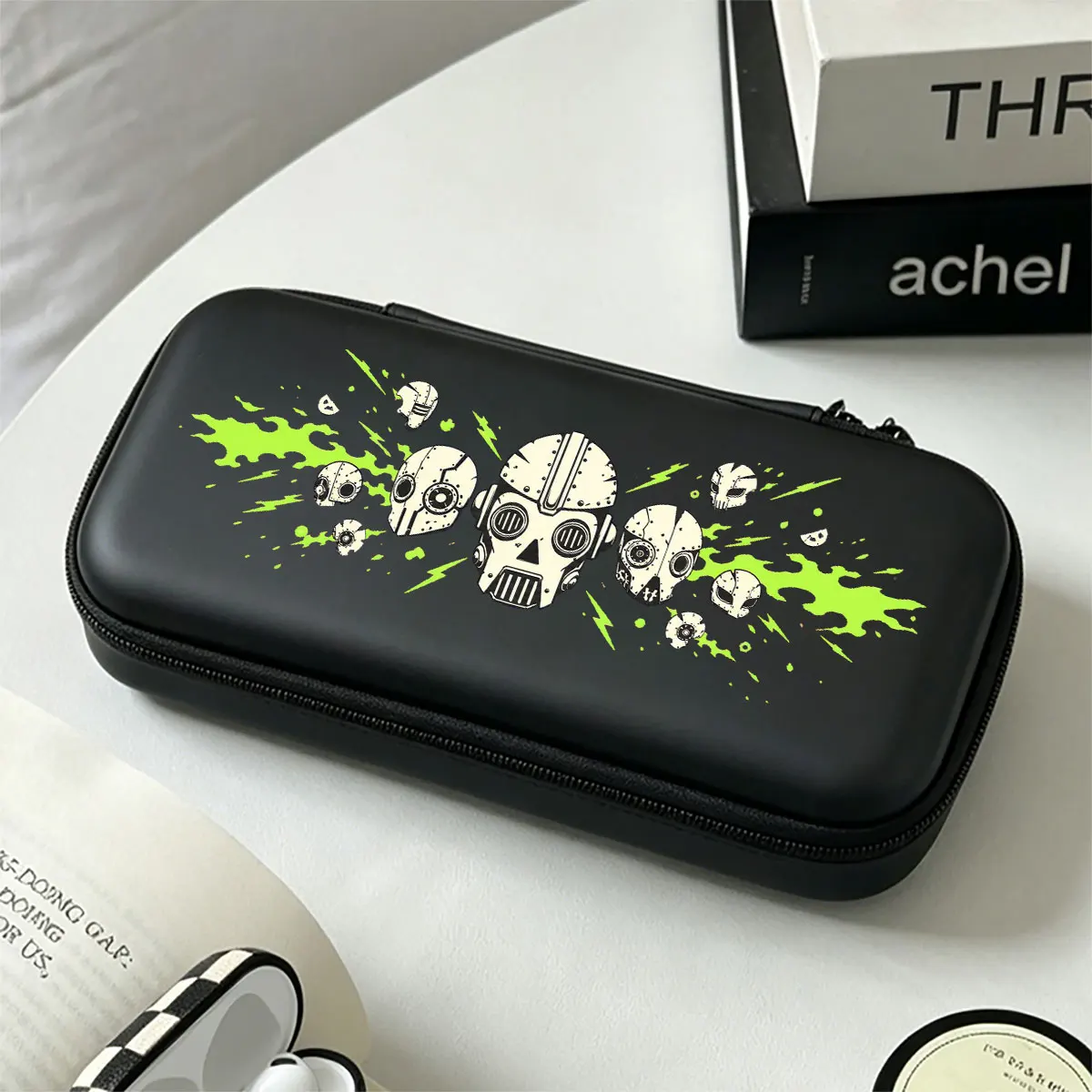 Cute Shockproof Carry Case Portable Travel Gaming Accessories Storage Bag for Nintendo Switch Lite/OLED With Mesh Pockets