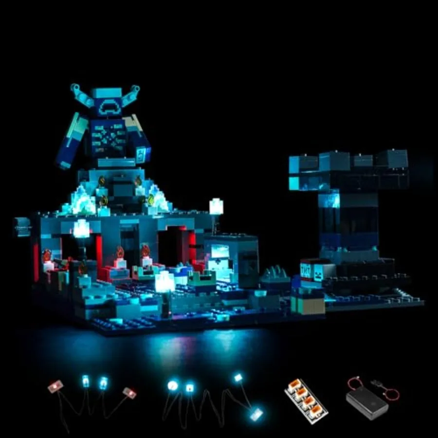 

LED Light Kit for The Deep Dark Battle 21246 NOT Include The Set Decor Lighting Compatible with Deep Dark Battle Warden for