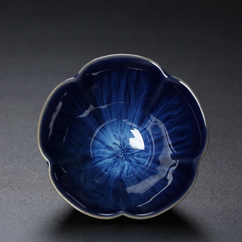 Japanese Style Ceramic Tea Cup Kiln Transformation Tea Bowl Kung Fu Teacup Creative Handmade Household Retro Master Cups New