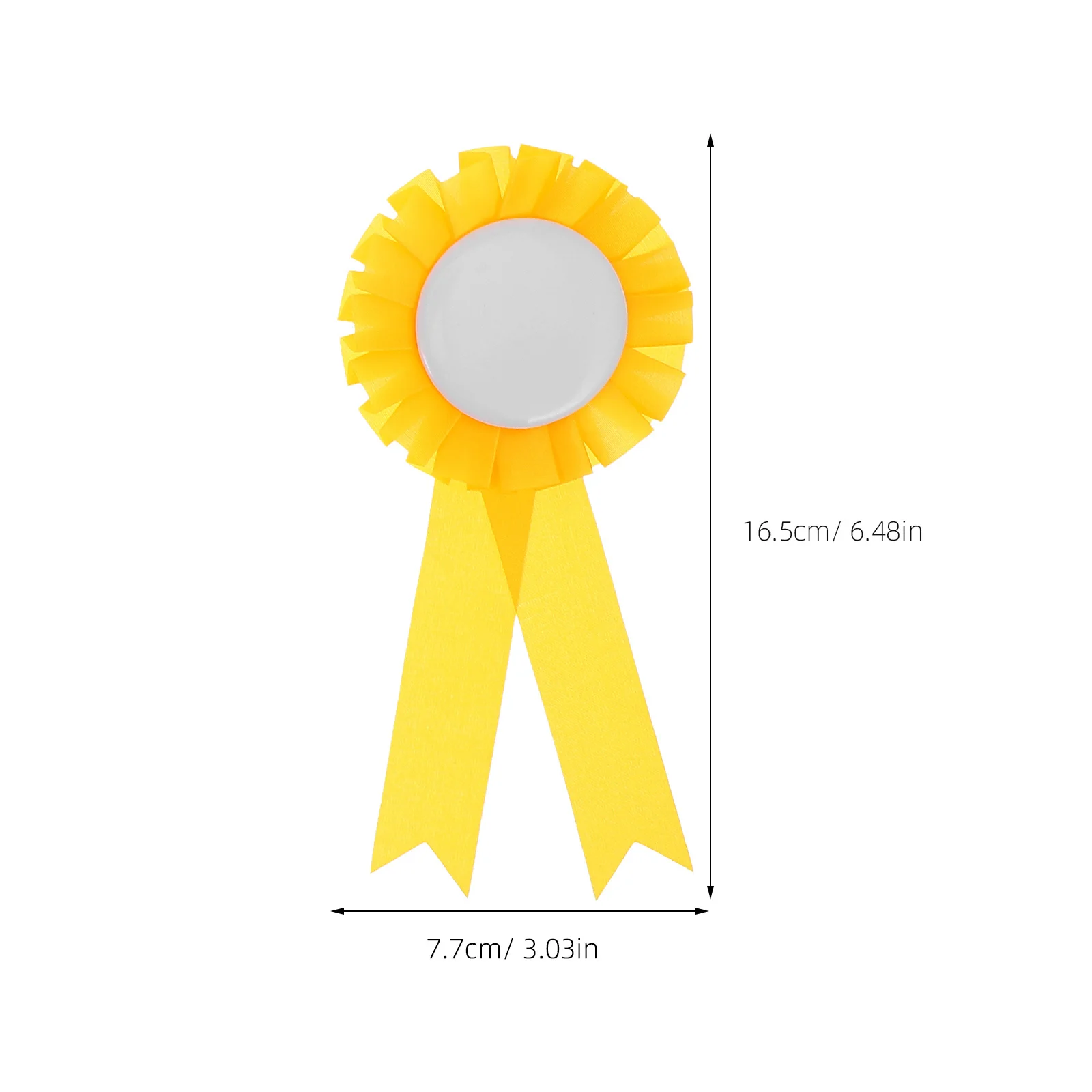 4Pcs Colorful Rosette Badge Ribbons Celebration Pins Birthday Halloween Prize Ribbon Award Medals Gift Decoration