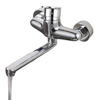 

Настенный кухонный смеситель с одной ручкой