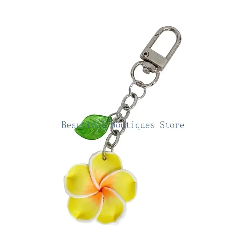 U4LF Cartoon Keychain User Friendly Keyrings Portable Everyday Accessory