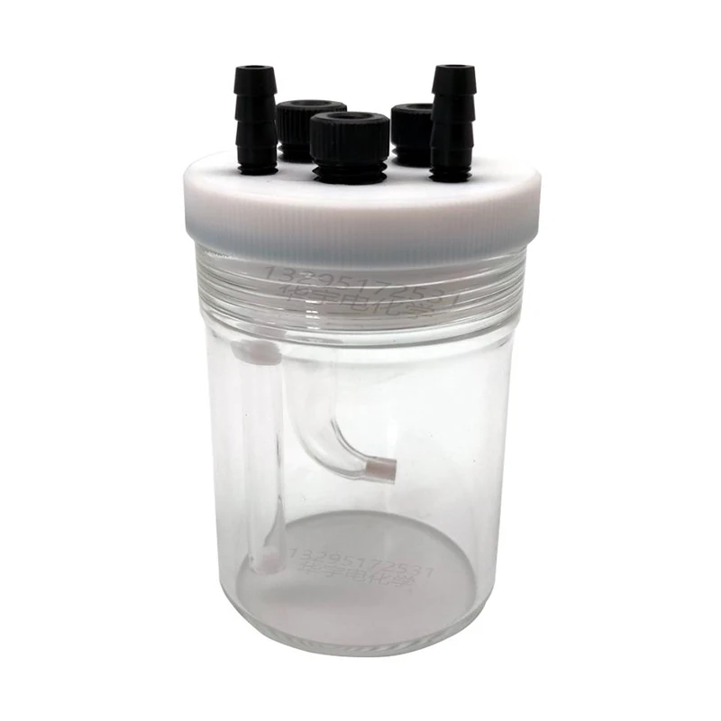 10-500mL Electrolytic Cell Laboratory Electrochemical Eectrolytic Cell Glass Quartz Beaker With Cover