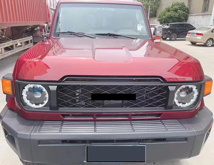 طقم هيكل لاند كروزر LC70 LC76 LC79 FJ70 71 76 79 2002-2022 ترقية 2024 نمط مصدات غطاء محرك السيارة عالية الجودة