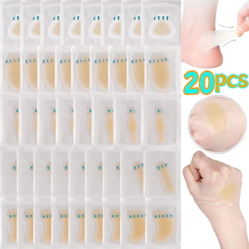 

Soft Foot Care Kit Stickers Non-Slip Gel Heel Guards Shoe Padding Insoles Blister Relief Patches Various Shoes Sports Daily Use