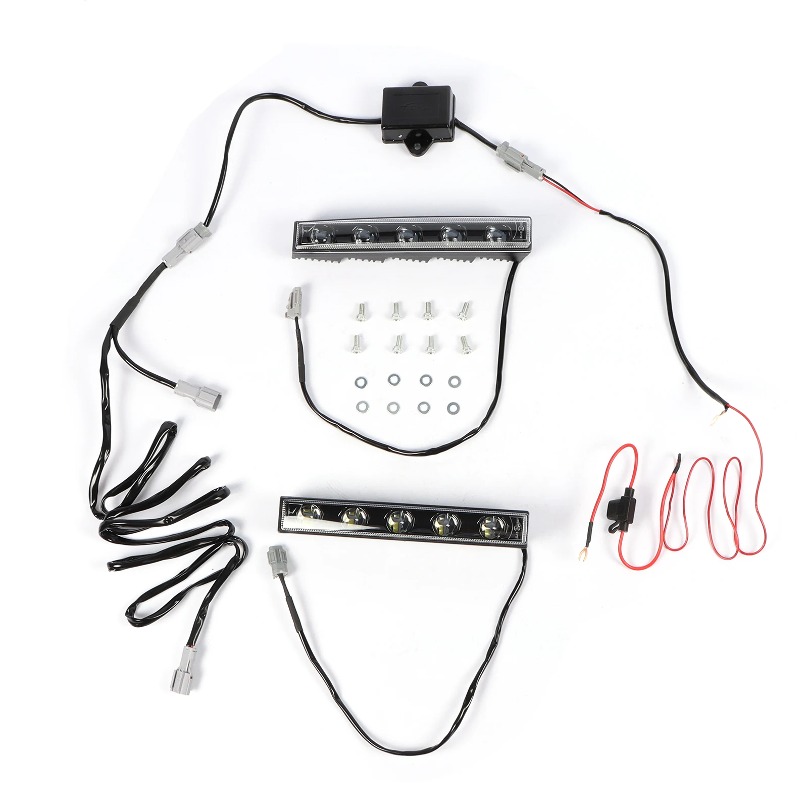 

LED Daytime Running Lights W463 FOR Mercedes Benz G-Class G500 G550 G63 G65 AMG Black 2002-2018