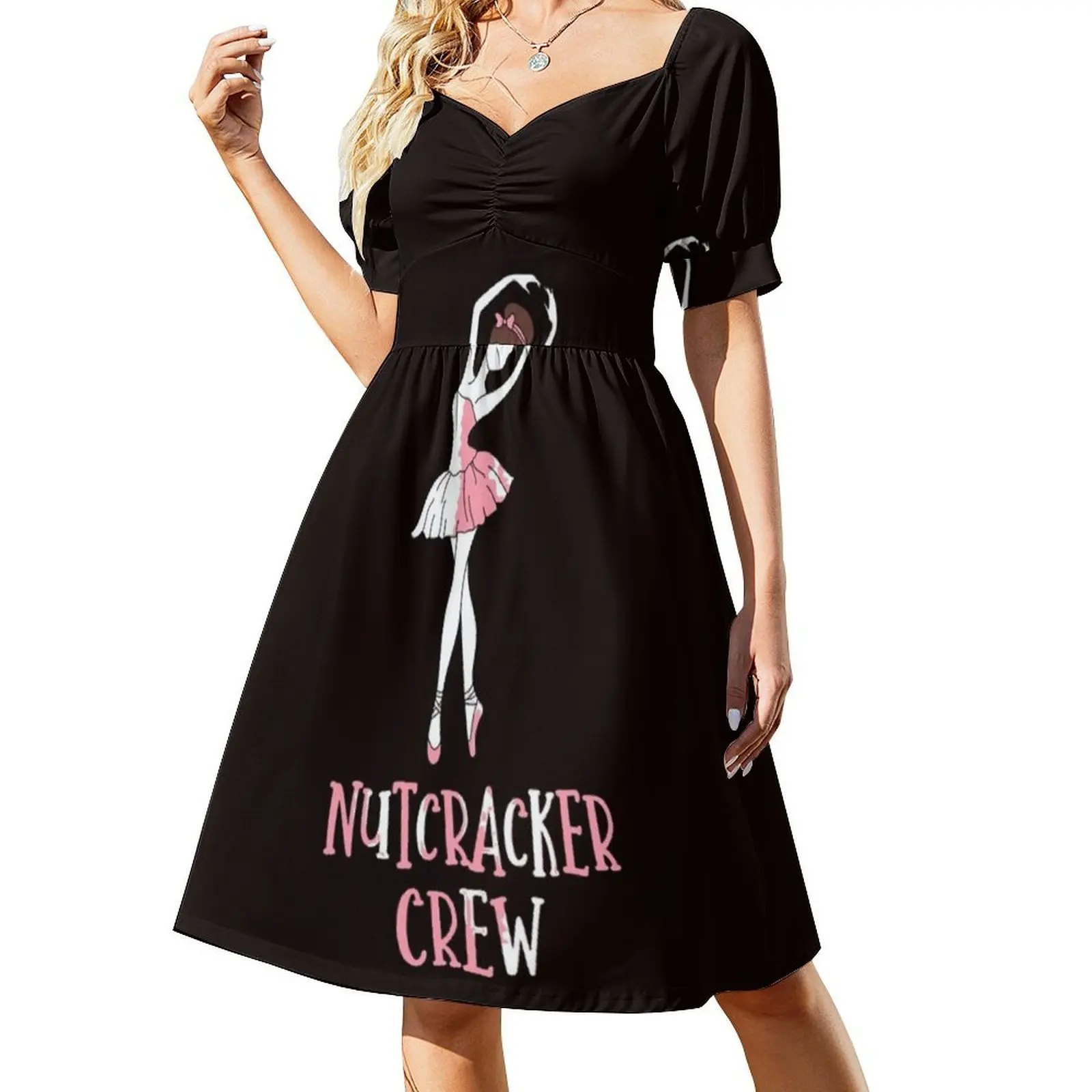 Cute Nutcracker Ballet Korean Style Casual Dress For Women Simple Daily Office Lady Dresses Ballet Ballet Dancer Ballet Lover