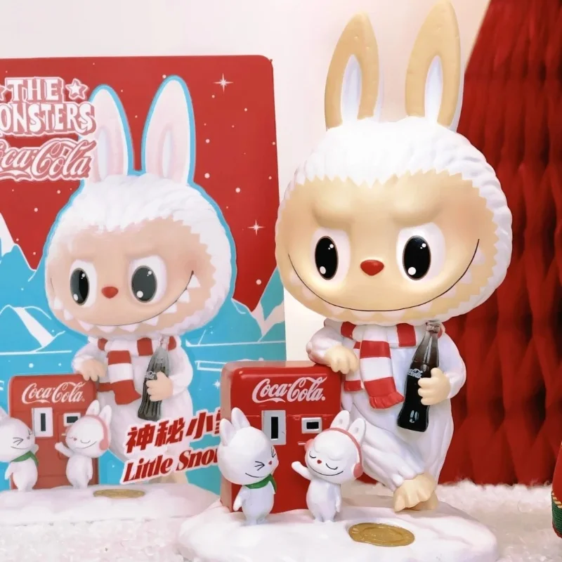 Genuinethe Monsters Coca Cola Serie Labubu Scatola cieca Labubu Figura Scatola misteriosa Collezione alla moda Decorazione Regalo di Natale