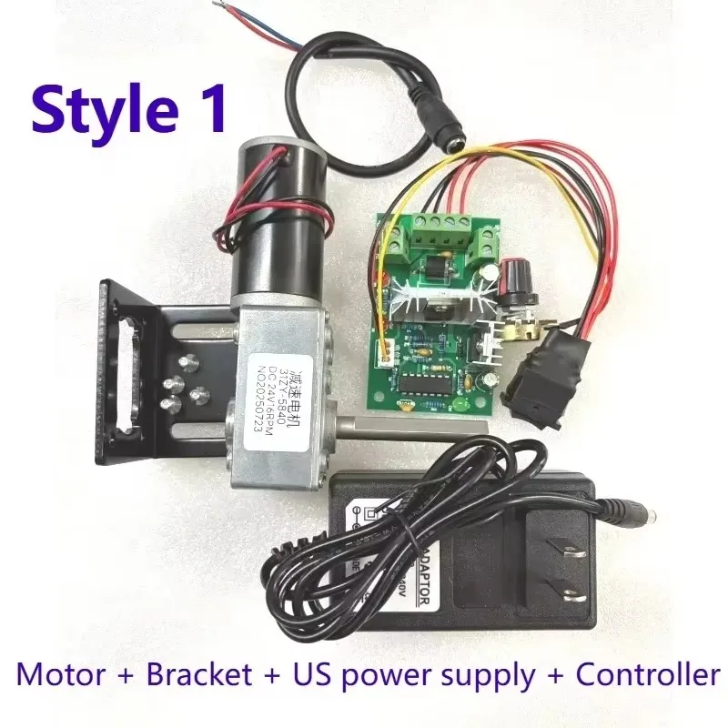 5840-31ZY-51 Geared Motor 12V~24/7RPM~470RPM High Torque 70KG/CM High Power Worm Gear DC Motor Turntable Door Self-Locking