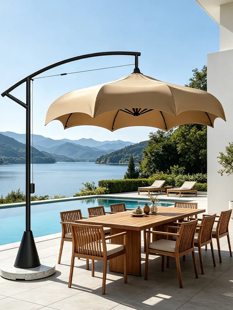 DSA Outdoor Parasol Courtyard Umbrella Hotel Garden Outdoor Outdoor Creative Model Room Umbrella outside the sales