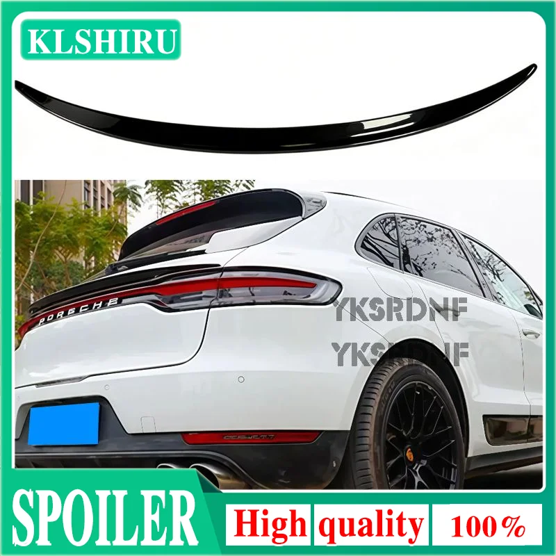 Aileron arrière en fibre de carbone véritable pour Porsche Macan GTS, pièces décoratives pour feux arrière Macan Turbo, 2018-2020