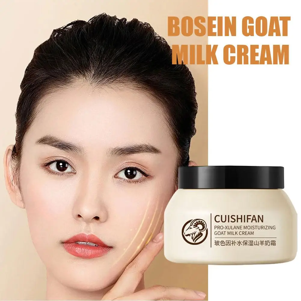 Bosein-Crème au lait de chèvre pour le visage, produit cosmétique blanchissant, anti déformable, hydratant, nourrissant, soins de beauté