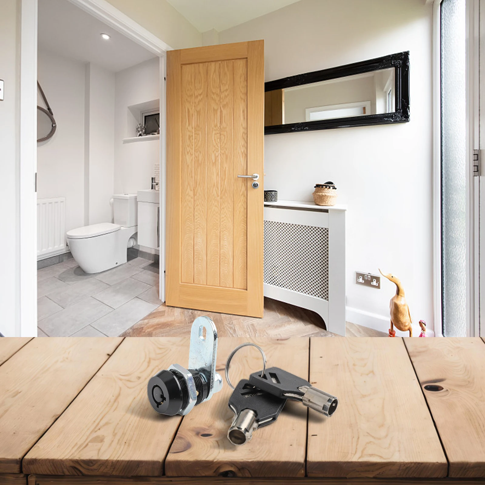 Keys Cam Lock Furniture Lock High Quality Locker Lock 17mm 90 Degrees Alike Mailbox Drawer Cabinet Desk Turn New