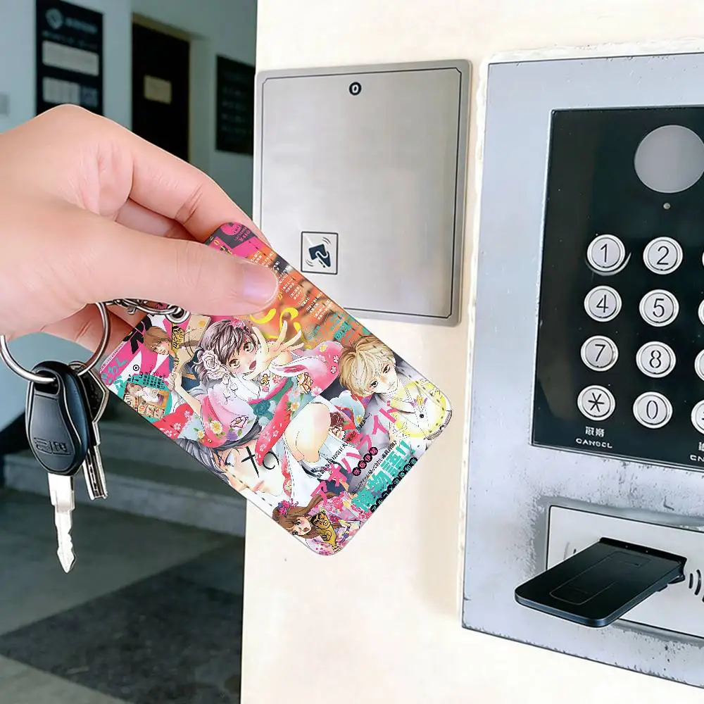 Ao Haru Ride Anime-Kartenhalter, geeignet für Bank-, Geschäfts- und Arbeitskarten, Kreditkarten, Ausweise, Taschenhalter, Schlüsselanhänger – Detail 14